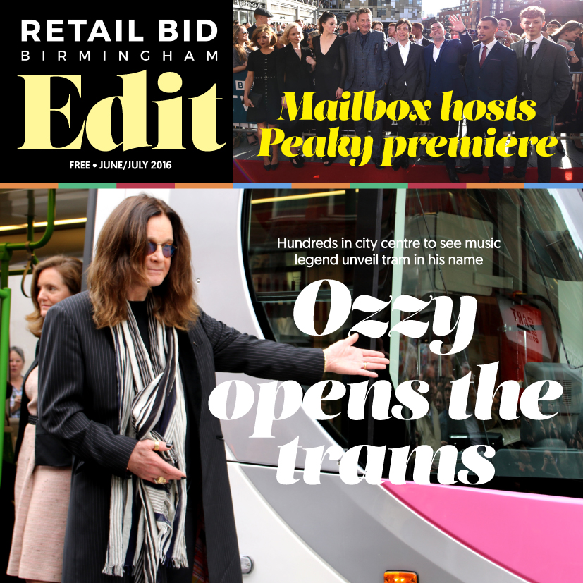 Retail BID Birmingham Edit magazine front cover