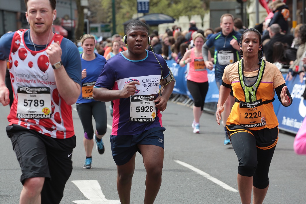 Runners at the Great Birmingham 10K